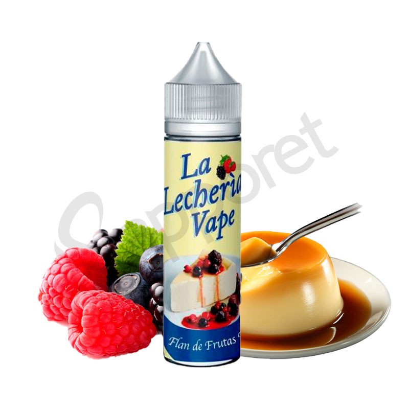 E-liquid Flan de Frutas Rojas 50ml - La Lechería Vape