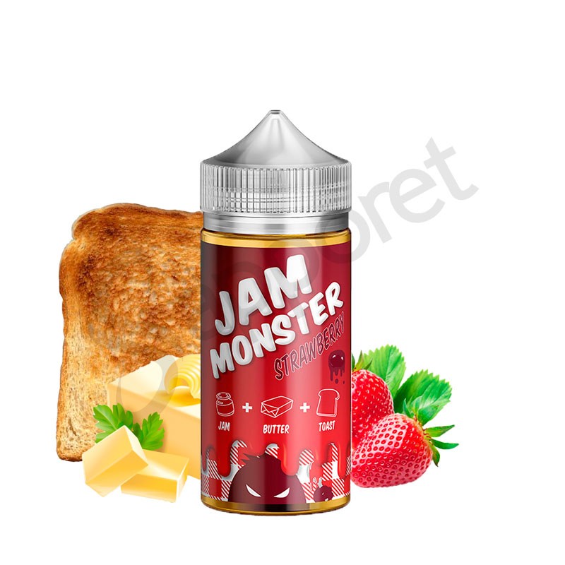 E-liquid Strawberry 100ml - Jam Monster