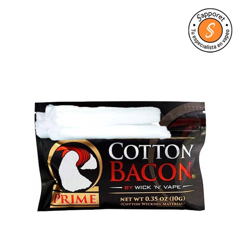 Cotton Bacon Prime de Wick 'N' Vape Algodón 100% orgánico para vape vapeo 