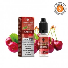 Diamond Mist - Cherry 10ml - 20mg Nic Salt, excelentes sales con sabor a cereza.