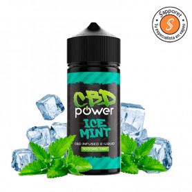 ice mint cbd de cbd power es el mejor líquido de menta con cbd del mercado, disfrutalo en tu cigarrillo electrónico