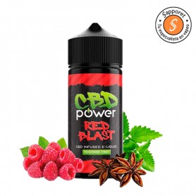 CBd Power presenta Red Blast con frambuesa con extracto de cbd para disfrutar de sus beneficios en tu cigarrillo electrónico