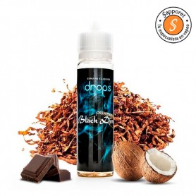 E-liquid Black Djinn 50ml - 0mg - Drops, líquido tabaquil con coco y chocolate.