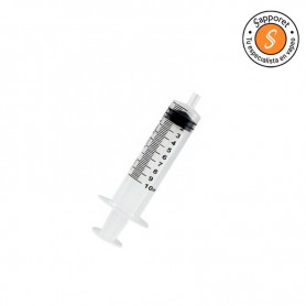 Jeringuilla Romed esterilizada de 10ml sin aguja, de alta calidad para tener una precisión perfecta.