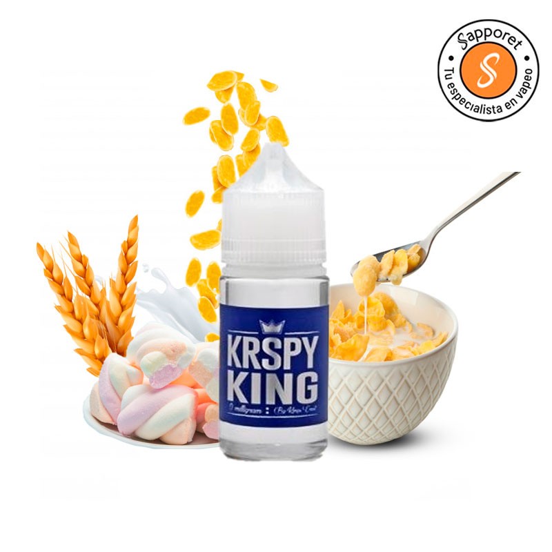 Kings Crest -  Aroma Krspy King 30ml., delicioso aroma para vapeo de cereales con leche y nubes.