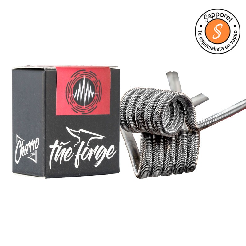 Rampage Dual coil de la gama The forge de Charro Coils. Ideales para cualquier atomizador dual hechas para el mejor sabor.