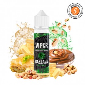 Baklava de Viper eliquid es un líquido para vapear con un clásico sabor a postre turco, ideal para tu cigarrillo electrónico
