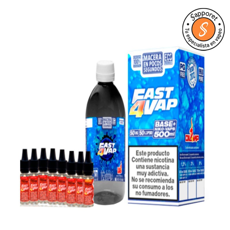 fast4vap pack de base de alquimia de maceración ultrarapida para tus aromas de alquimia en cigarrillo electrónico.