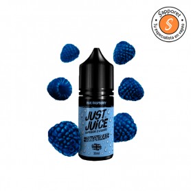 blue raspberry es una deliciosa frambuesa azul para disfrutar en tu vapeo diario gracias a Just Juice