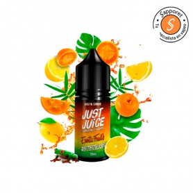 Lulo citrus de Just Juice es la combinación perfecta de cítricos para disfrutar en tu vapeo diario