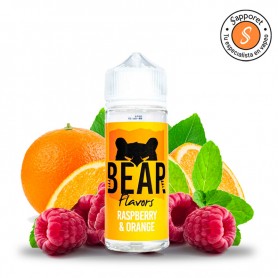 Raspberry and Orange 100ml -Bear Flavors mezclas unas naranjas dulces con frambuesas salvajes.