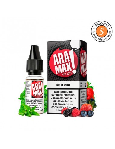 Berry Mint 10ml - Sin Nicotina - Aramax | Sapporet Vapea Cigarrillo electrónico
