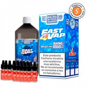 Base pack 1l 70 30 fast4vap de maceración rápida para disfrutar de tus aromas de alquimia en tiempo record.