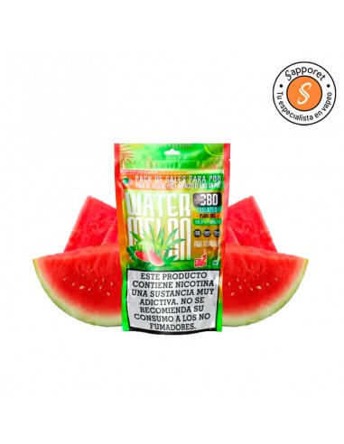 Watermelon te hará disfrutar de un fantástico líquido de sales de nicotina con CBD de la mano de oil4vap.