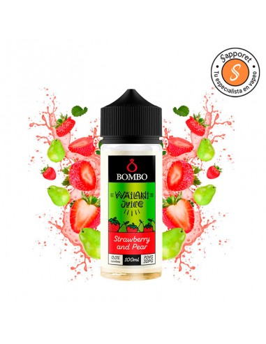 Strawberry and Pear 100ml - Wailani Juice by Bombo | Sapporet
