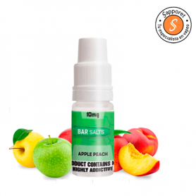 Apple Peach 10ml - Bar Nic Salts | Sapporet