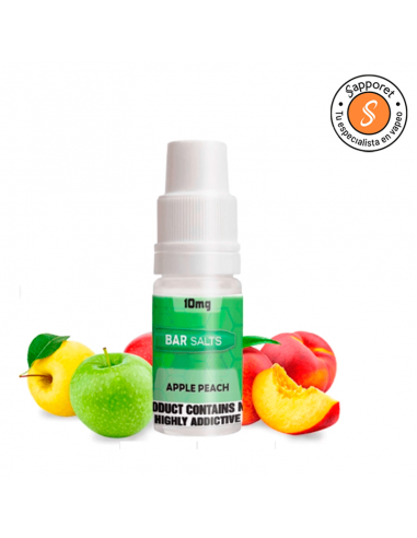 Apple Peach 10ml - Bar Nic Salts | Sapporet