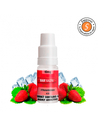 Strawberry Ice 10ml - Bar Nic Salts | Sapporet