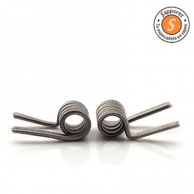 Resistencia FCK MTL 0,11 ohm Dual - Charro Coils | Sapporet
