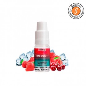 Strawberry Raspberry Cherry Ice 10ml - Bar Nic Salts | Sapporet