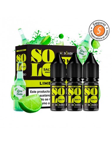 Lime Soda 3x10ml - Solo Salts by Bombo | Sapporet