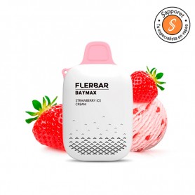 Strawberry Ice Cream 12ml sin nicotina - Flerbar Baymax | Sapporet