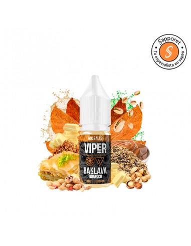 Baklava Tobacco 10ml Nic Salt - Viper | Sapporet