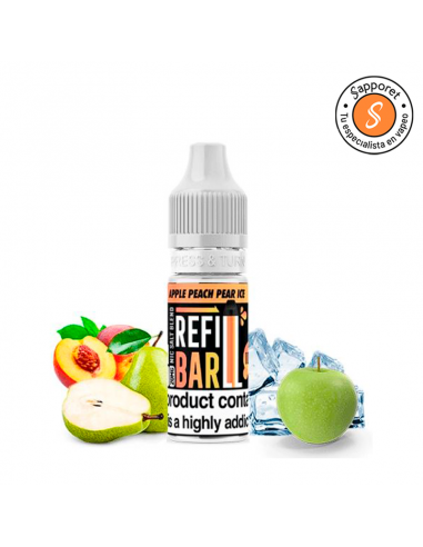 Apple Peach Pear Ice 10ml Nic Salts 20 mg/ml -Refill Bar Salts | Sapporet