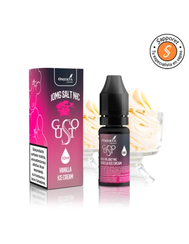 Vanilla Ice Cream Gusto 10ml - Omerta Liquids Salt | Sapporet