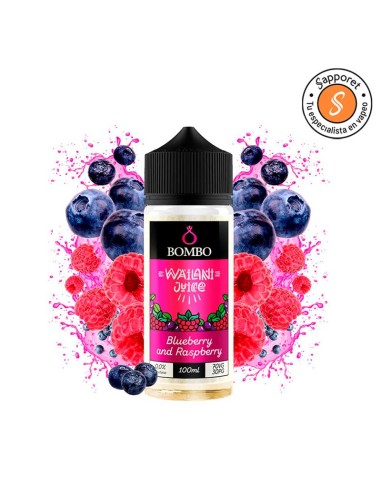 Blueberry and Raspberry 100ml - Bombo Wailani Juice | Sapporet