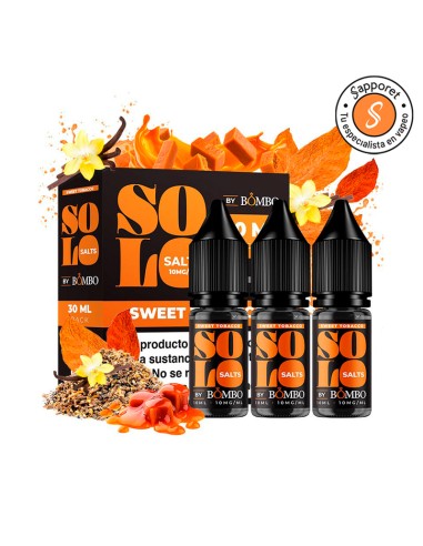 Sweet Tobacco 3x10ml - Solo Salts by Bombo | Sapporet