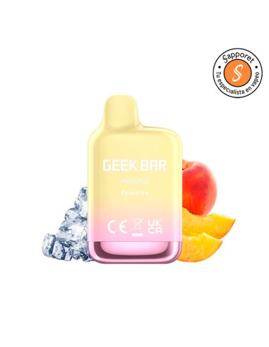 Pod desechable Peach Ice 20mg - Meloso Mini by Geek Bar | Sapporet