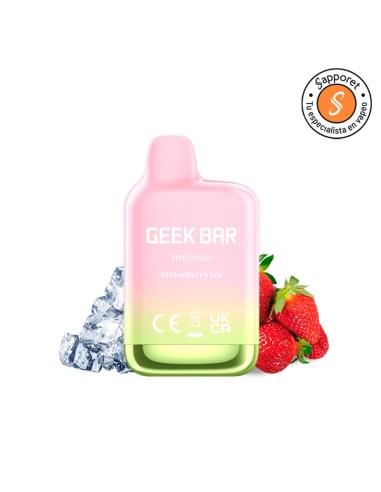 Pod desechable Strawberry Ice 20mg - Meloso Mini by Geek Bar | Sapporet