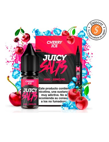 Cherry Ice 10ML 10MG/ML - Juicy Salts|Sapporet