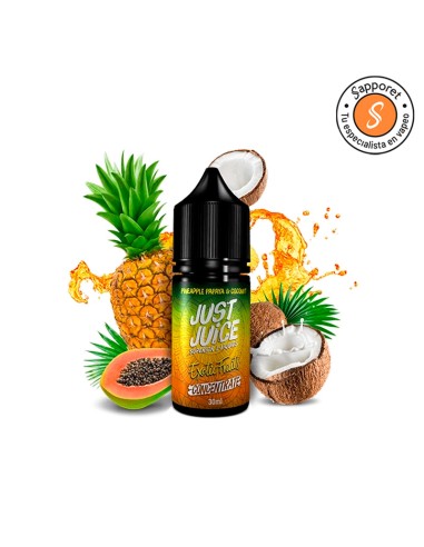 Pineapple Papaya  & Coconut  Exotic Fruits 30ml (AROMA) - Just Juice | Sapporet