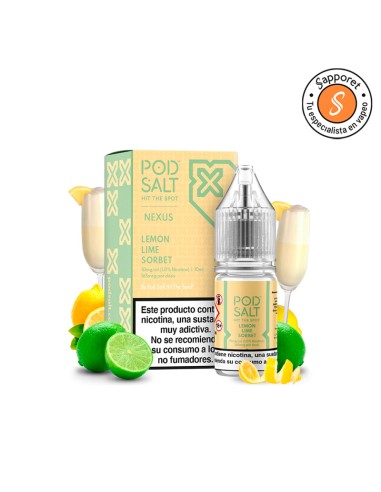 Lemon Lime Sorbet 10ml - Nexus Nic Salt | Sapporet