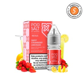Sweet Strawberry Lemonade 10ml - Nexus Nic Salt