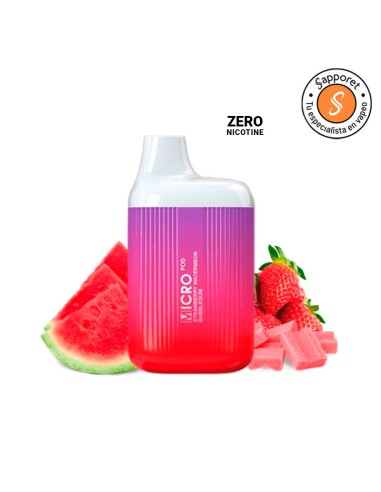 Pod desechable Strawberry Watermelon Bubblegum Zero Nicotina - Micro Pod|Sapporet
