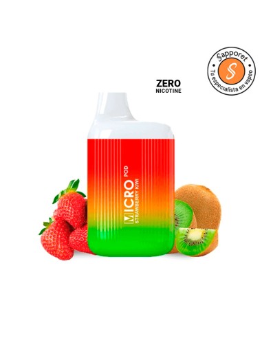 Pod desechable Strawberry Kiwi Zero Nicotina - Micro Pod|Sapporet