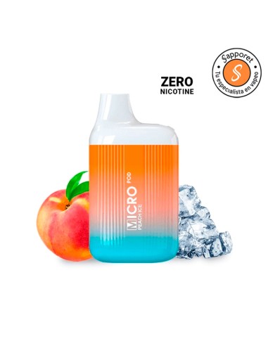Pod desechable Peach Ice Zero Nicotina - Micro Pod|Sapporet