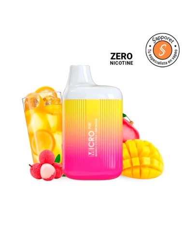 Pod desechable Mango Lychee Lemonade Zero Nicotina - Micro Pod|Sapporet