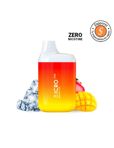 Pod desechable Mango Ice Zero Nicotina - Micro Pod|Sapporet