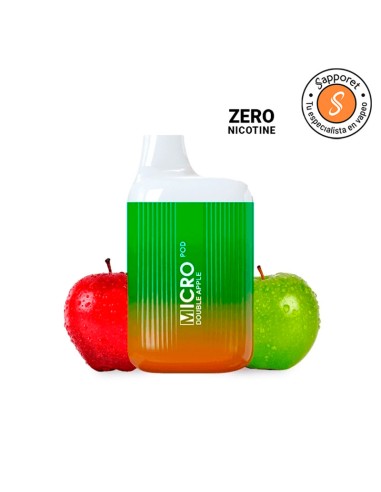 Pod desechable Double Apple Zero Nicotina - Micro Pod|Sapporet