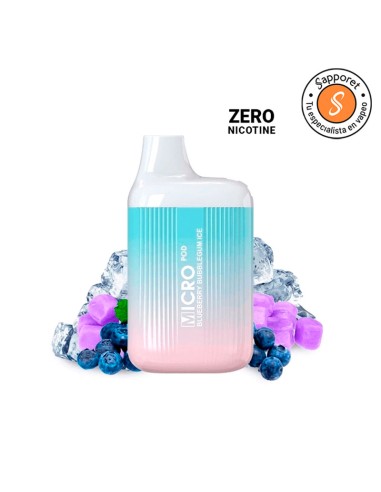 Pod desechable Blueberry Bubblegum Ice Zero Nicotina - Micro Pod|Sapporet