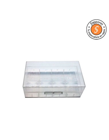 Caja Traslucida para Baterias 21700 x2 | Sapporet