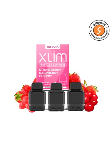 Xlim Cartucho Precargado Strawberry Razz Cherry 20mg - Oxva|Sapporet