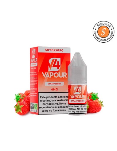 Strawberry 10ml - V4 Vapour | Sapporet