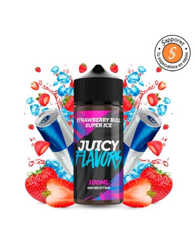 Strawberry Bull Super Ice 100ml - Juicy Flavors | Sapporet