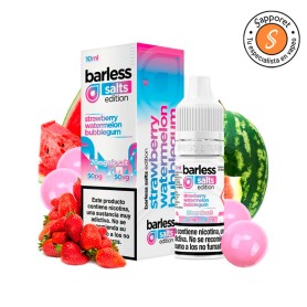 Strawberry Watermelon Bubblegum 10ml - Barless Salts Edition|Sapporet