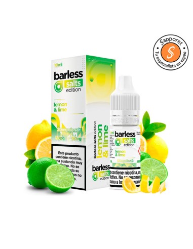 Lemon & Lime 10ml - Barless Salts Edition|Sapporet